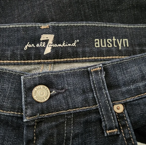 Mens 7 For All Mankind Straight Jeans - Picture 4 of 6